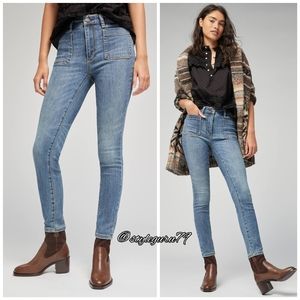 NWT, Anthropologie, Pilcro Patch Pocket Jeans